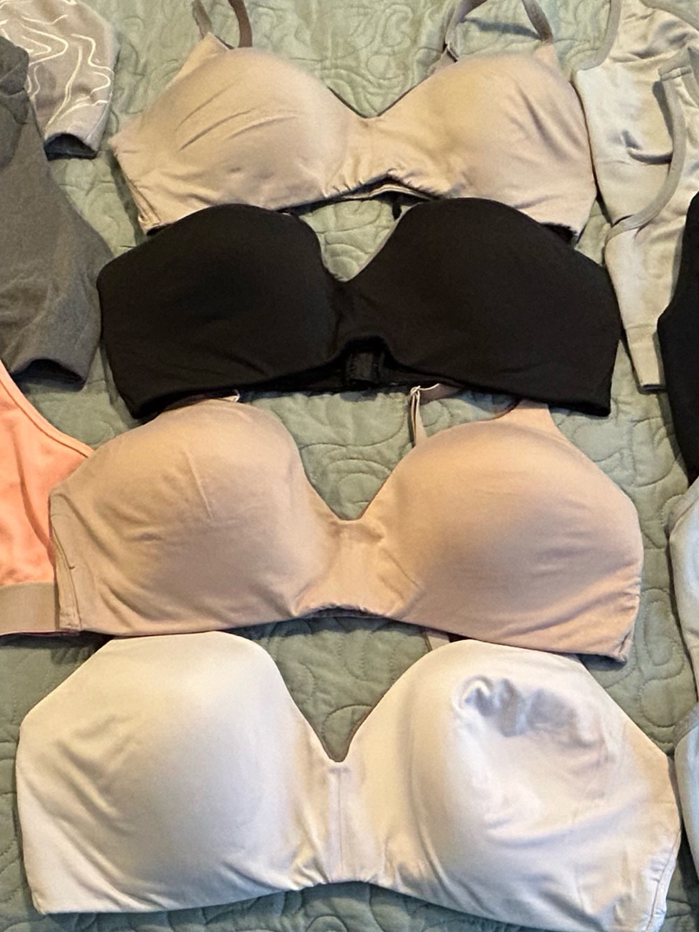 Calvin Klein Convertible Strapless Bras in Black, Nude and Light Beige